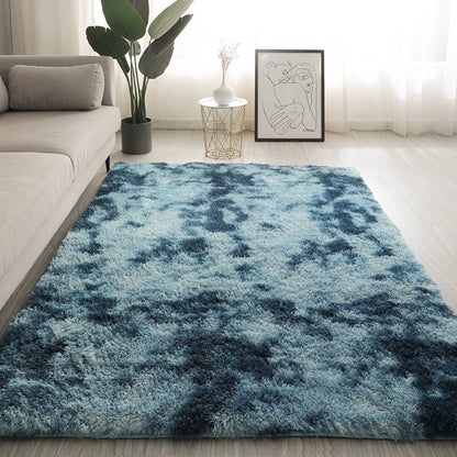 Soft Plush Living Room Area Rug Multicolor Non-Slip Carpet