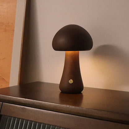 Warm Wood LED Bedside Nightlight