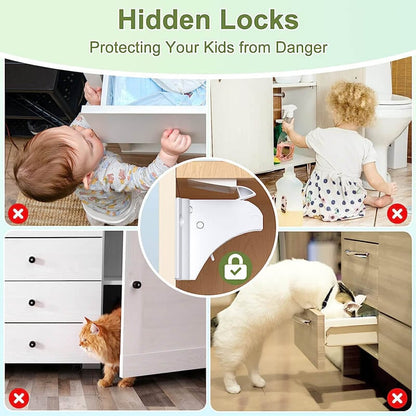 Baby Proof Magnetic Cabinet Locks
