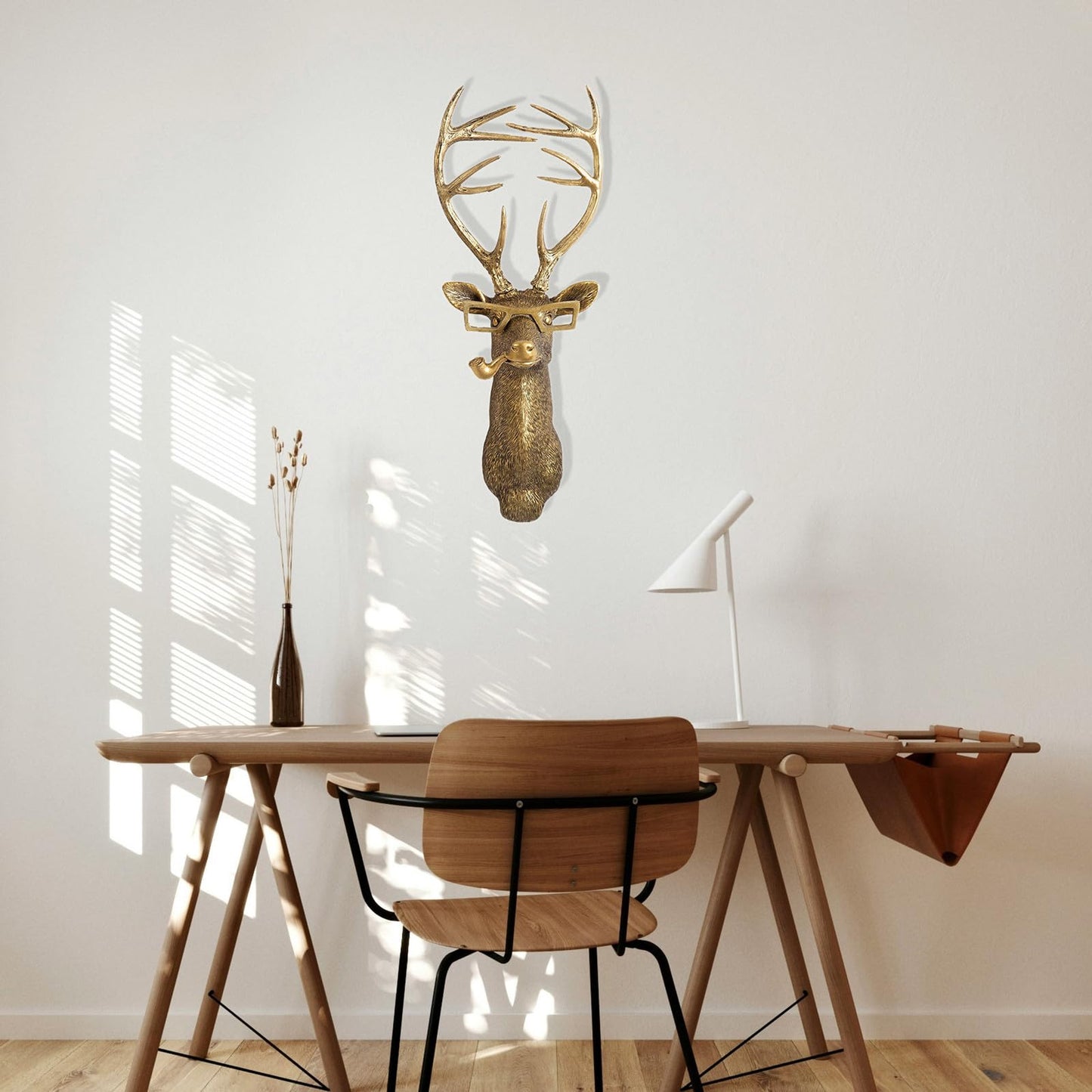 Stylish Wildlife Head Wall Decor