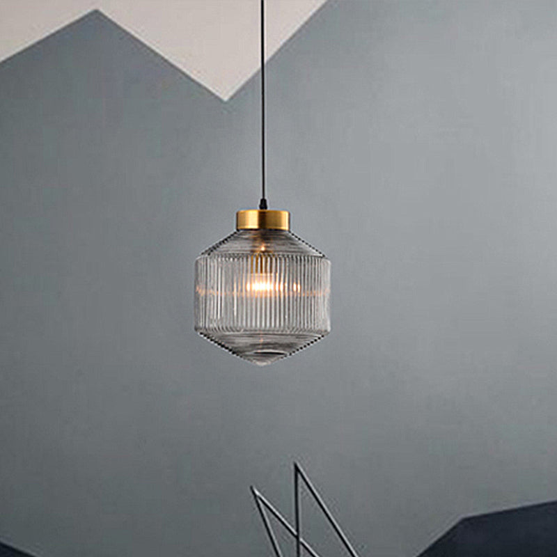 Stylish Glass Hanging Candle Lamp