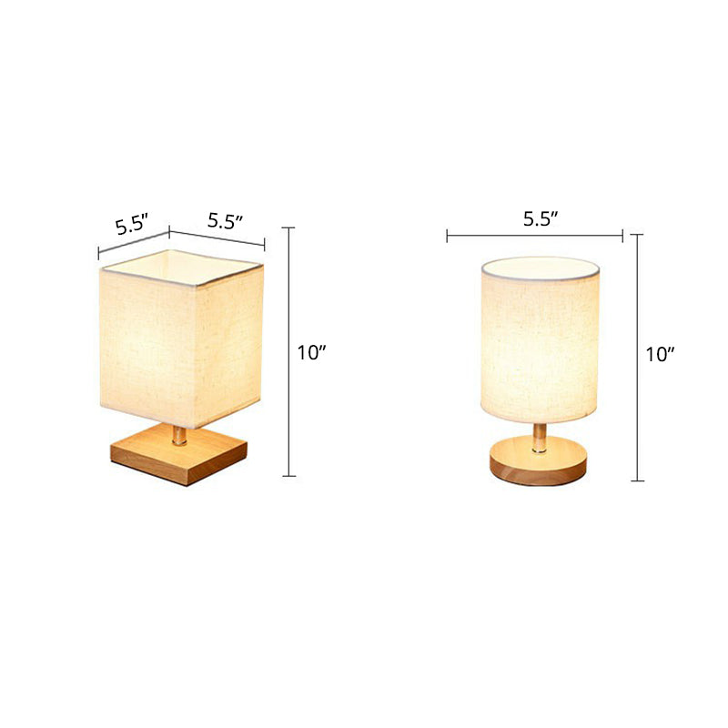 Simple Modern Wooden Desk Lamp