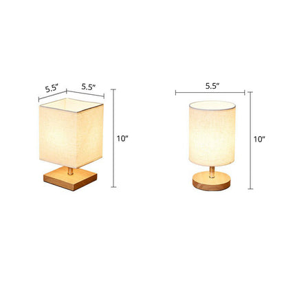 Simple Modern Wooden Desk Lamp