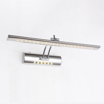 Sleek Nickel LED Wall Light 16/21.5 Wide