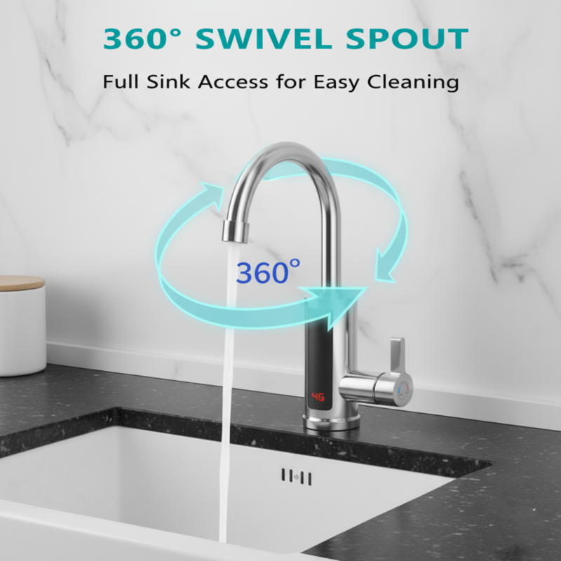 Fast Instant Hot Water Tap for Kitchen Sinks