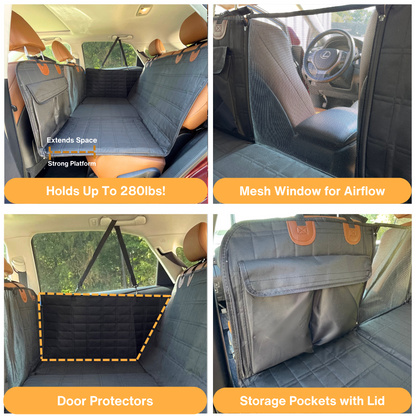 Pet Back Seat Extender with Door Protectors