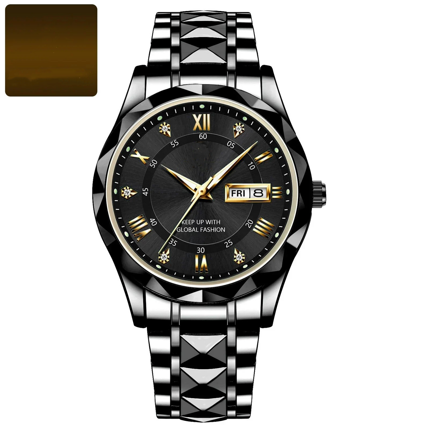 Premium Men's Waterproof Luminous Wrist Watch