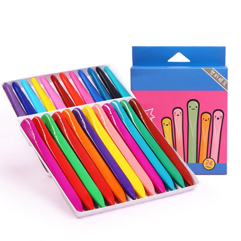 Vibrant Water-resistant Art Pencils for Kids