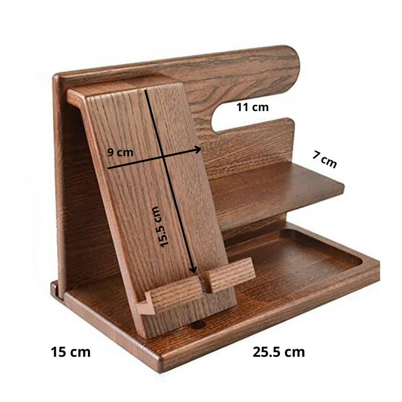 Wooden Phone Dock Station