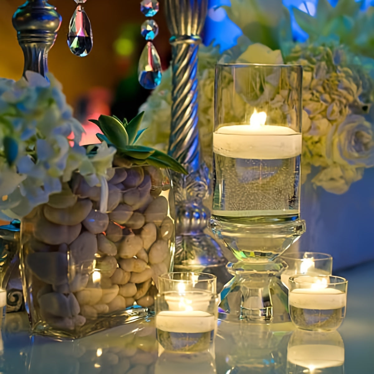 Luxury Glow Floating Candles for Ambient Decor