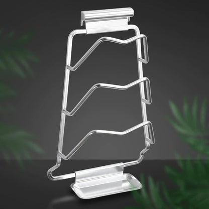 Sturdy Wall Mount Pot Lid Organizer Rack