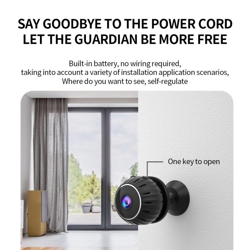Compact WiFi Motion Alert Night Vision Security Camera