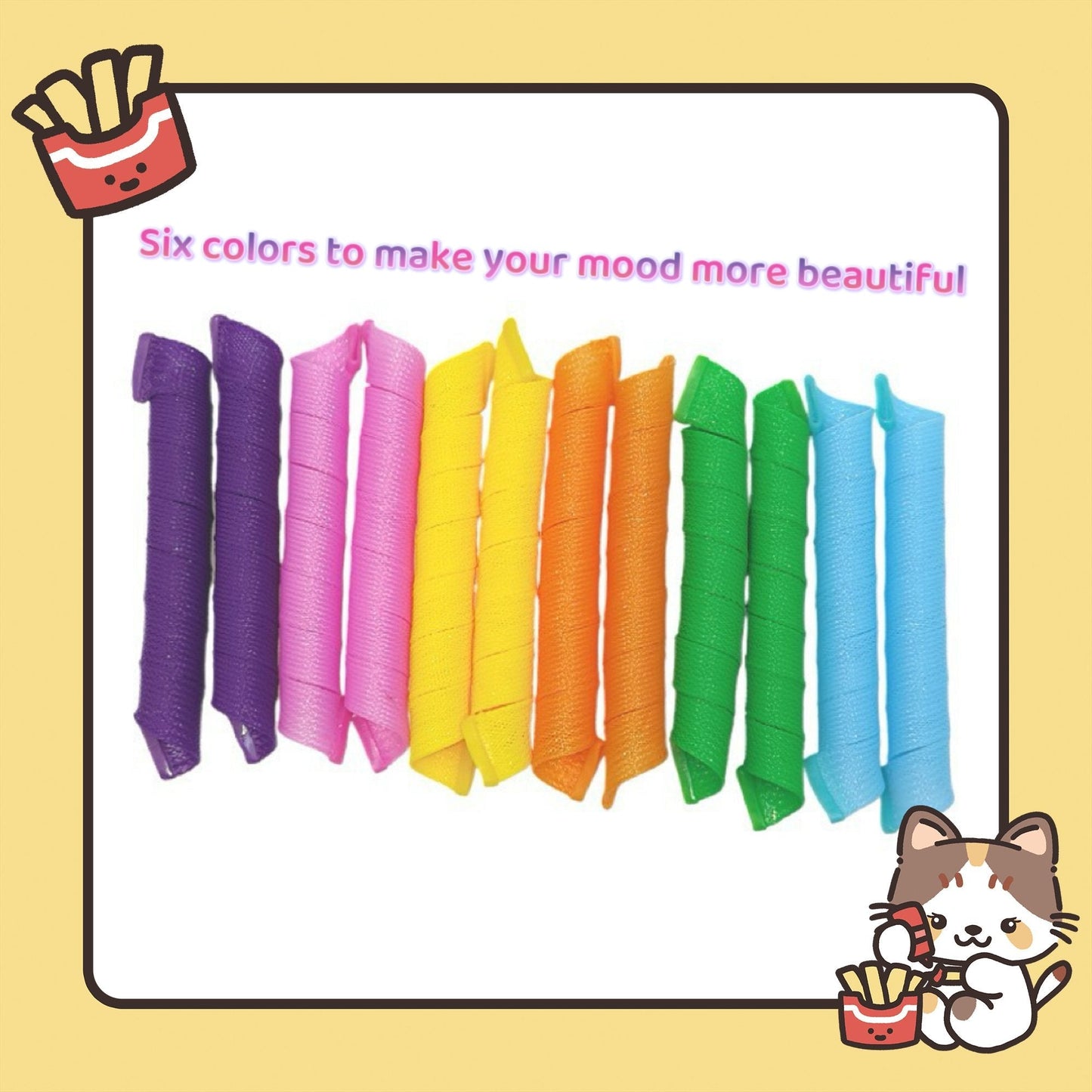 Easy Curl Hair Rollers Set of 10