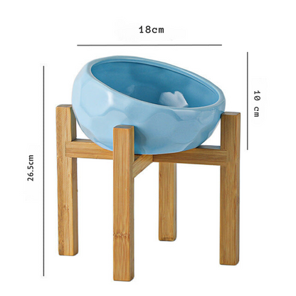 Comfortable Raised Dog Food Bowl Stand