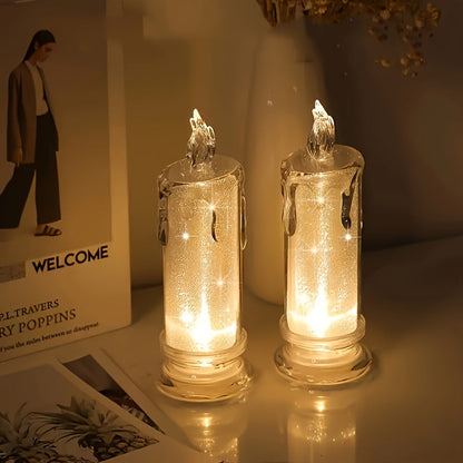 Warm LED Flameless Candles for Home Ambiance