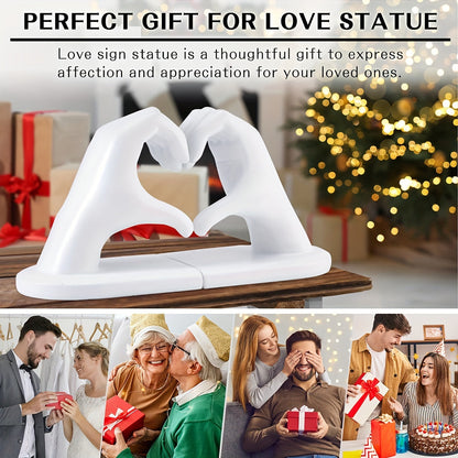 Elegant Heart Bookends in Gold Tone