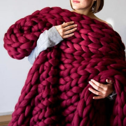 Cozy Knitted Blanket