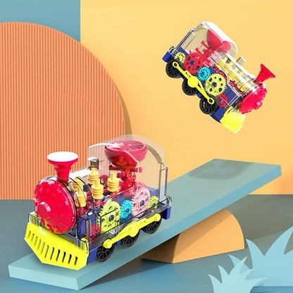 Clear Toy Train Set for Kids