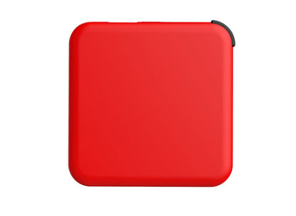 Compact Solar Power Bank with Hidden 3-in-1 Cable