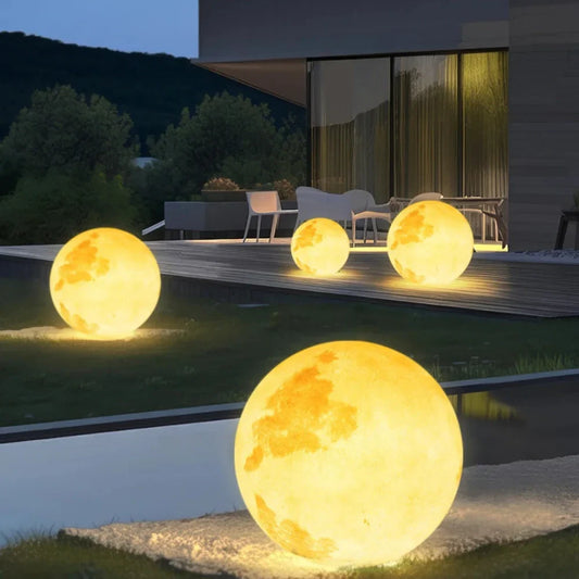 Solar Powered Outdoor Moon Lamp - Befez