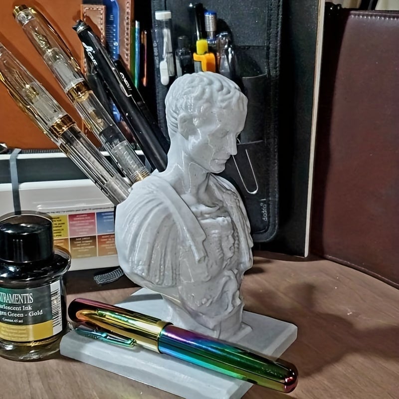 Classic Roman Office Pen Holder