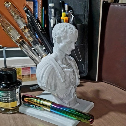 Classic Roman Office Pen Holder