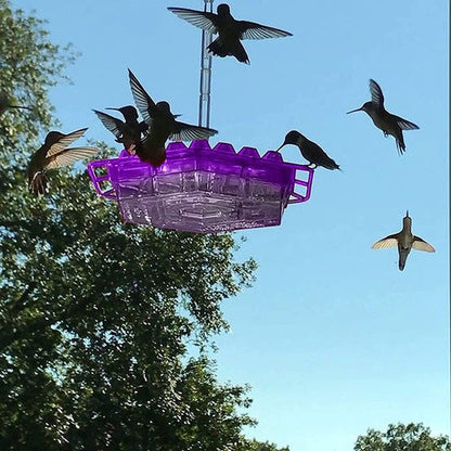 Outdoor Bird Feeder with 30 Ports, Ant Blocker, UV Protection