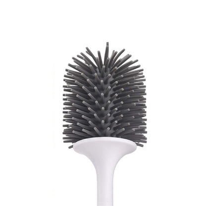 Soft Grip Toilet Brush with Storage Holder