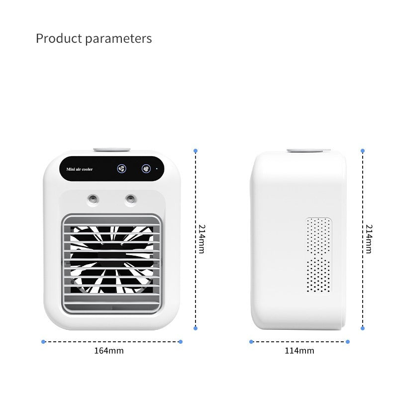 Compact Personal Cooling Fan for Hot Summer Days
