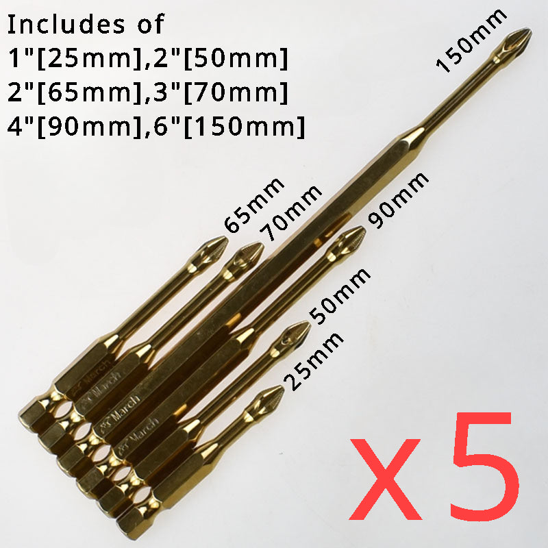 Strong Magnetic Screwdriver Bit Set