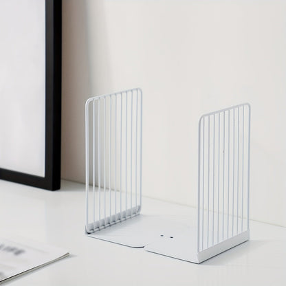 Sturdy Metal Book Ends for Home Office Desk - Befez