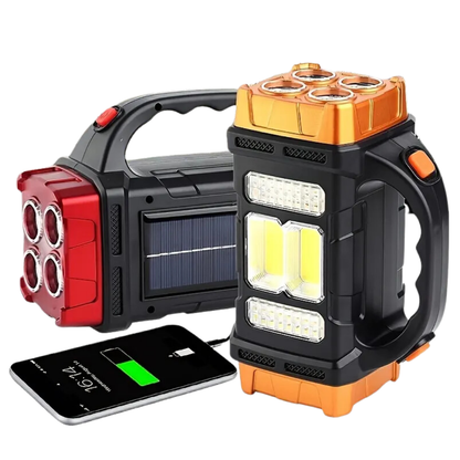Portable 4-in-1 LED Flashlight Power Bank
