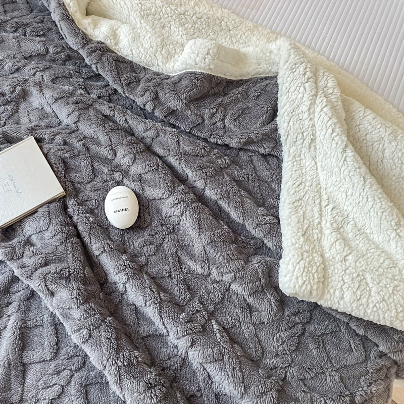 Cozy Double Sided Fleece Throw Blanket