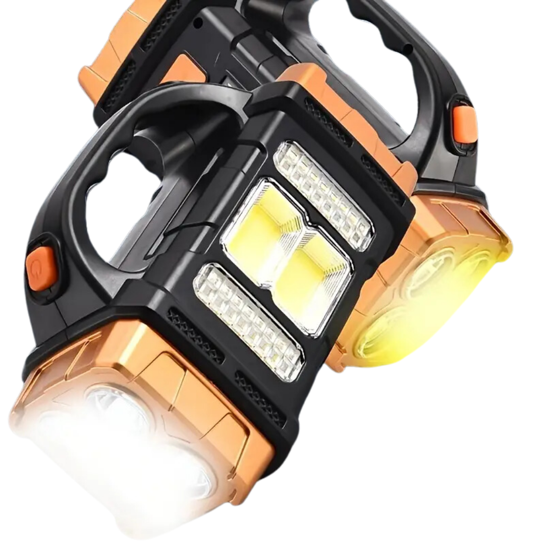 Portable 4-in-1 LED Flashlight Power Bank