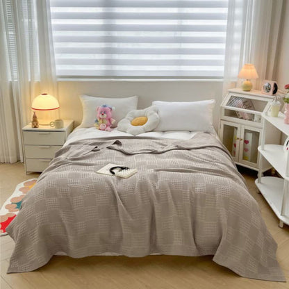 Soft Organic Waffle Weave Blanket - Befez