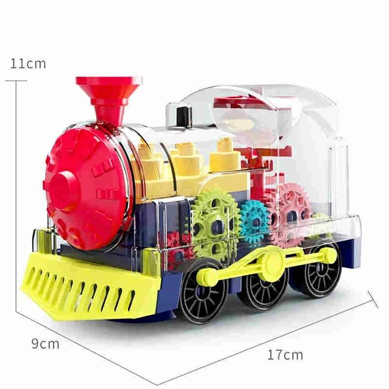 Clear Toy Train Set for Kids