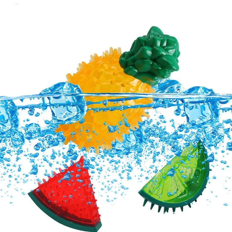 Cool Dog Chew Toy with Fruit Flavor