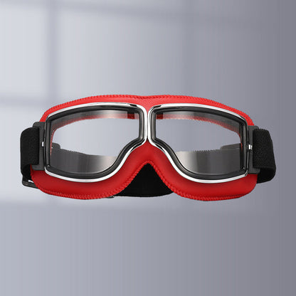 Classic Biker Goggles with Swap Lenses and Cushioning