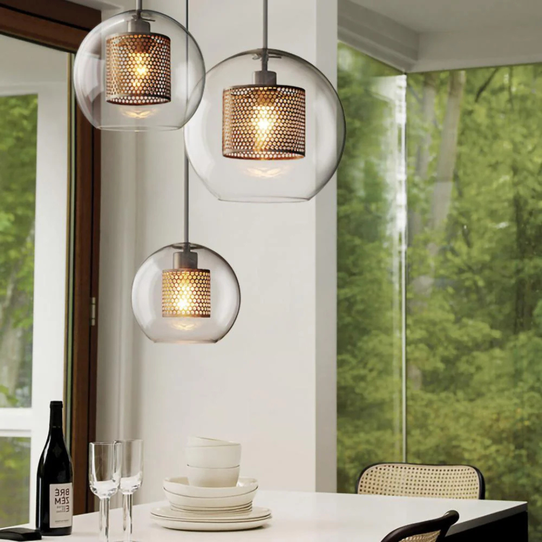 Stylish Glass Pendant Light for Dining Room - Befez