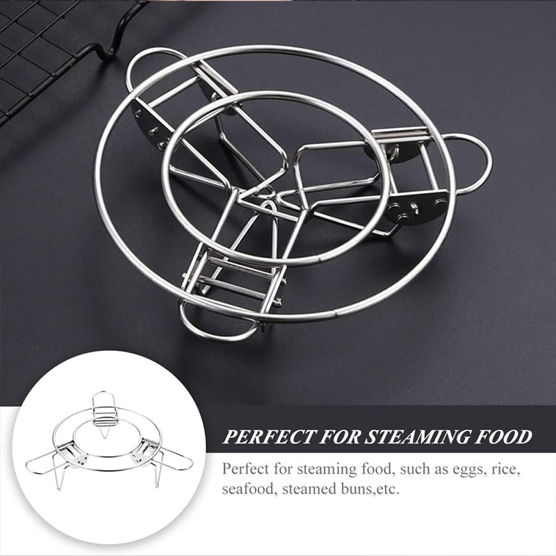 Premium Food Steamer Rack Stainless Steel Stand