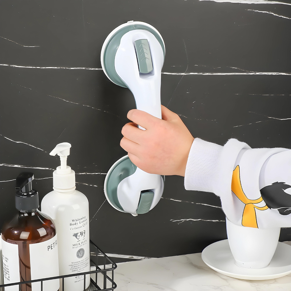 Safe Bathroom Suction Cup Handle Bar