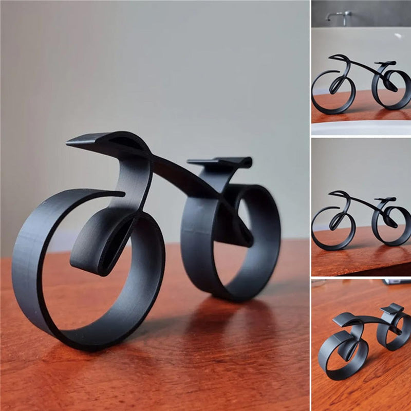 Slim Iron Bike Figure Decoration - Befez