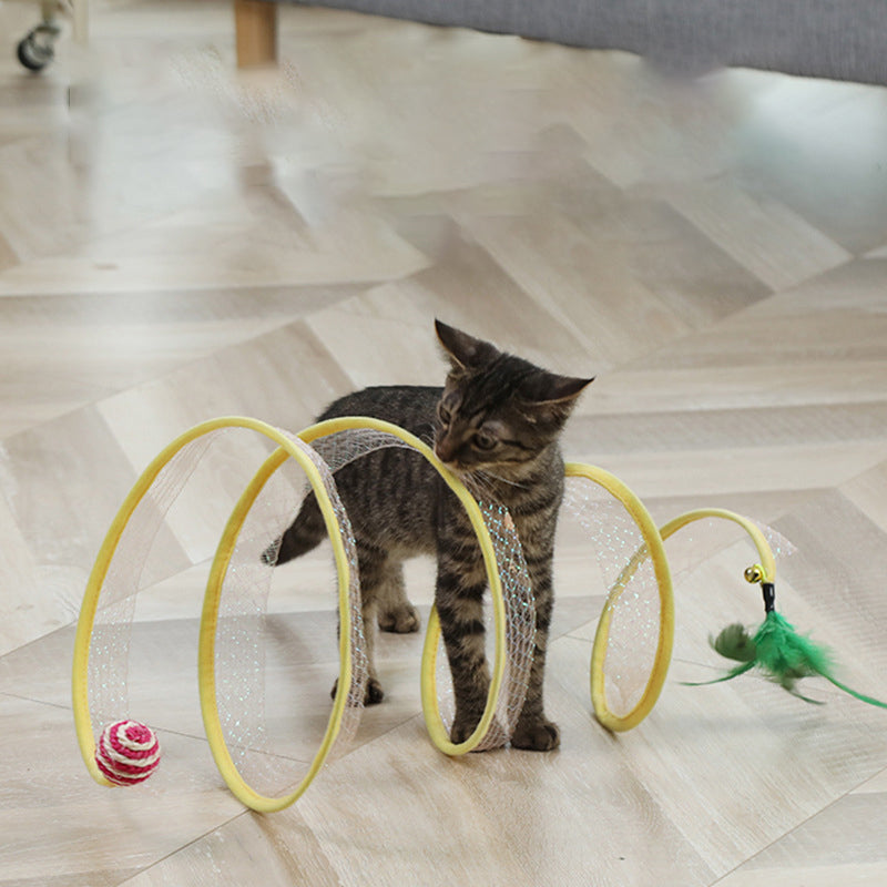 Foldable Pet Play Tunnel