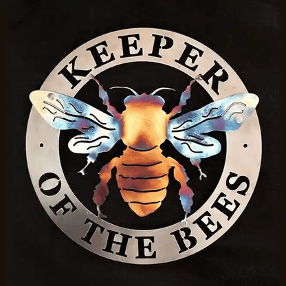 Beekeeper Metal Bee Wall Art