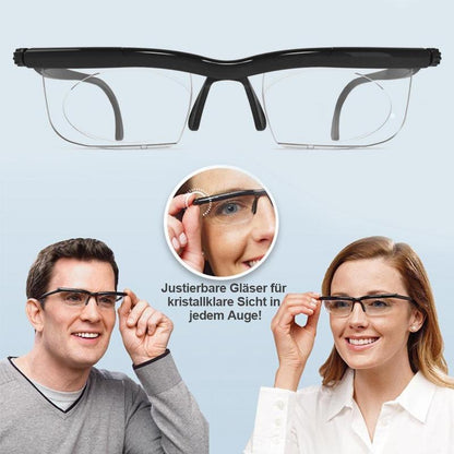 Clear Vision Adjustable Reading Glasses for Men Women