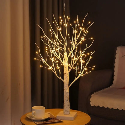 Natural Wood Table Lamp