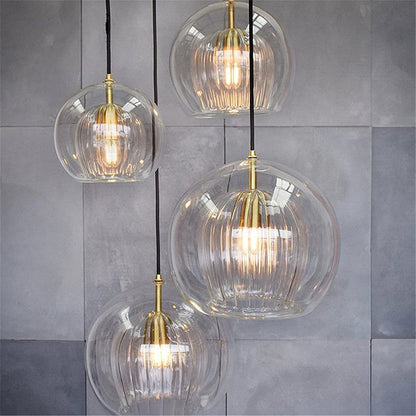 Warm Globe Pendant Light - Soft Home Lighting Fixture