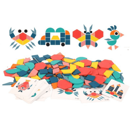Colorful Geometric Jigsaw Puzzle