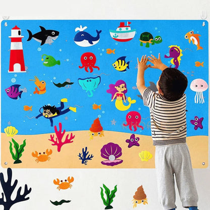 Colorful Animal Learning Board for Kids