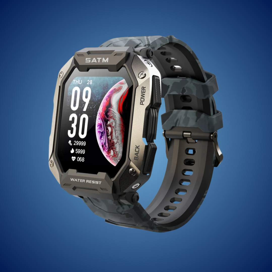 Rugged Outdoor Smartwatch with GPS Fitness Tracking - Befez